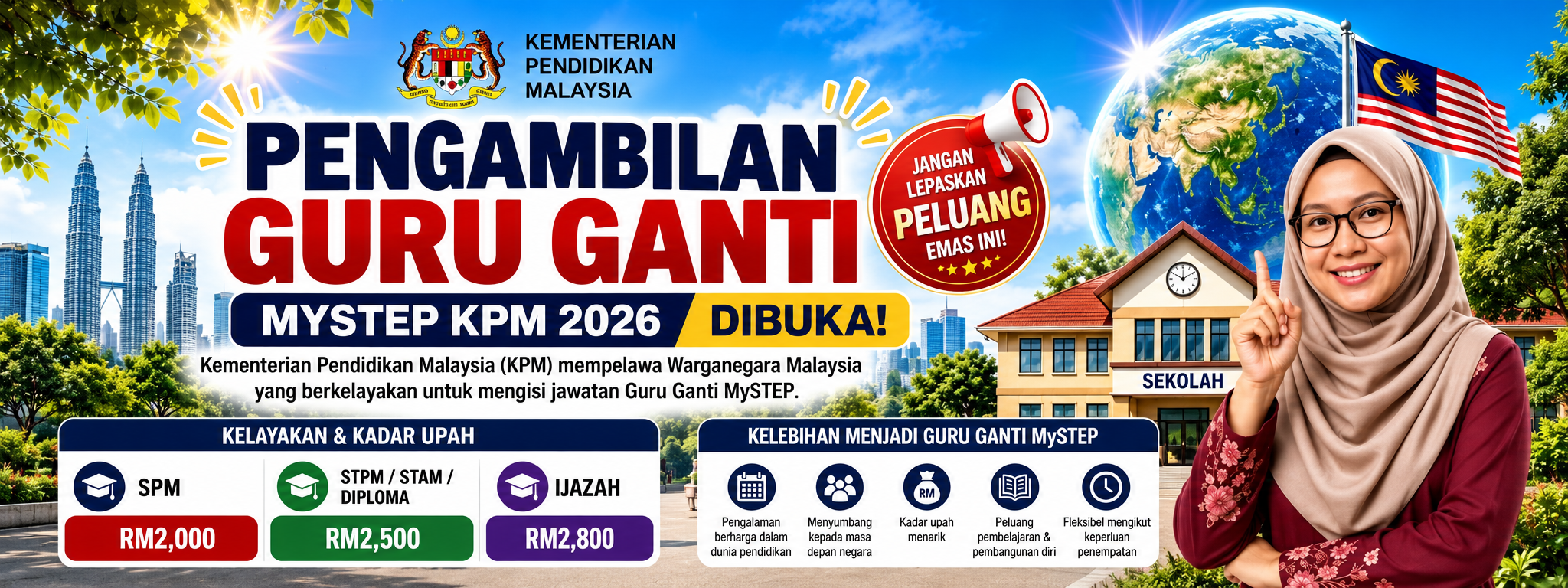 Pengambilan Guru Ganti MySTEP KPM 2026